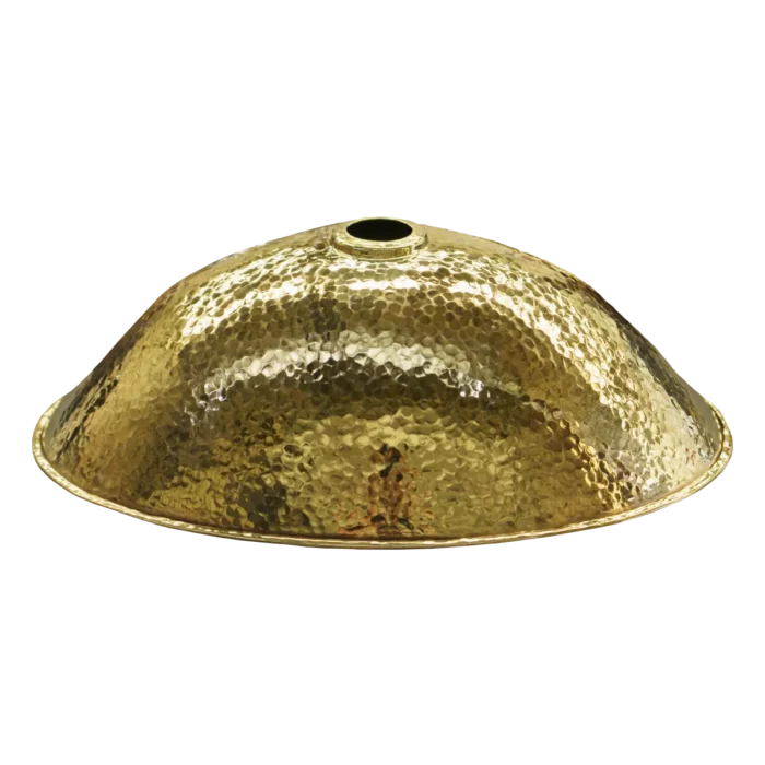 Oval Brass Vessel Sink — Artisanal Finish - Image 4