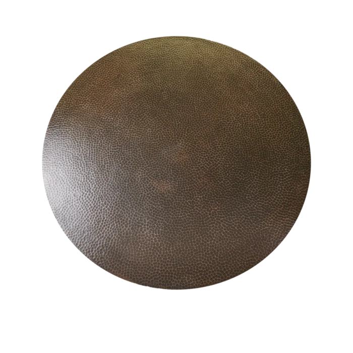 Round Copper Tabletop — Handcrafted - Image 5