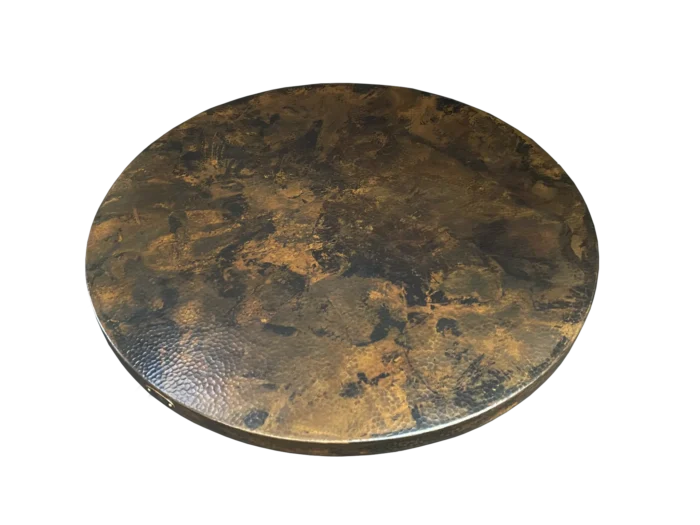 Round Copper Tabletop — Handcrafted - Image 6