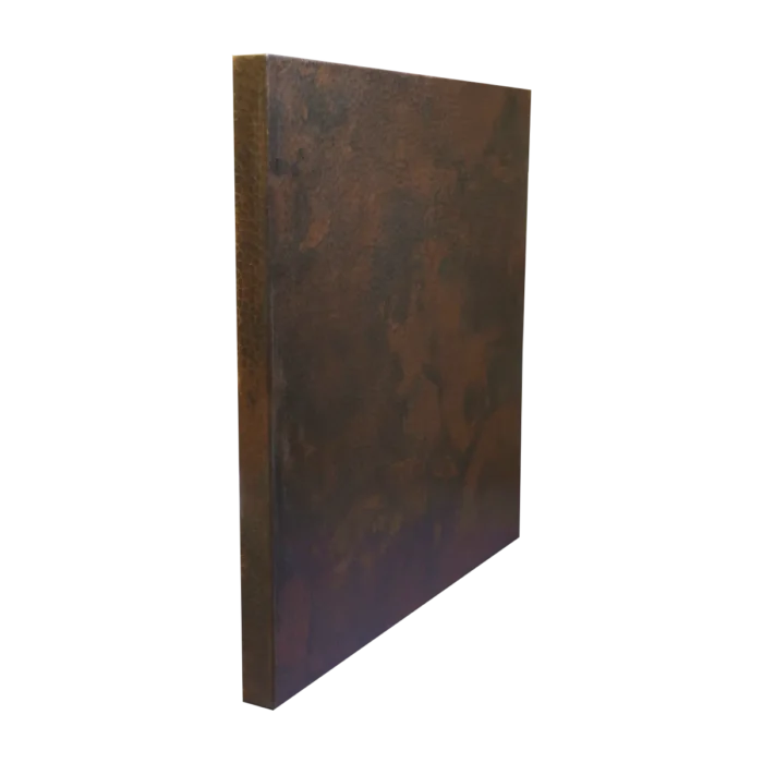 Square Copper Tabletop — Hand-Hammered Finish - Image 4