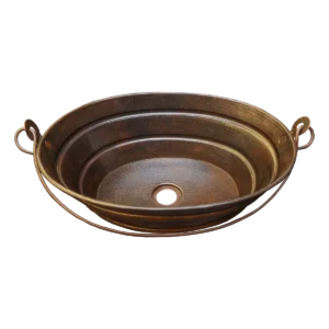 Oval Vessel Bucket Sink