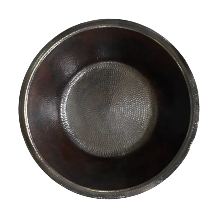 Copper Pedicure Bowl — Hand-Hammered Spa Design, artisan-crafted and hand-hammered by Monte Grande in Santa Clara del Cobre, Mexico.