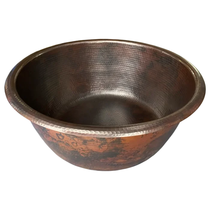 Copper Pedicure Bowl — Hand-Hammered Spa Design - Image 2