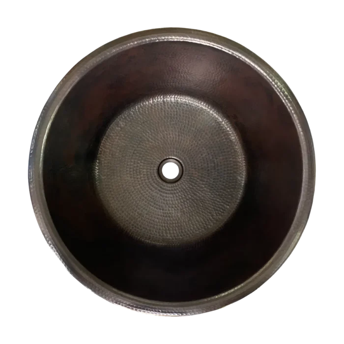 Copper Pedicure Sink — Luxury Handcrafted Finish, artisan-crafted and hand-hammered by Monte Grande in Santa Clara del Cobre, Mexico.