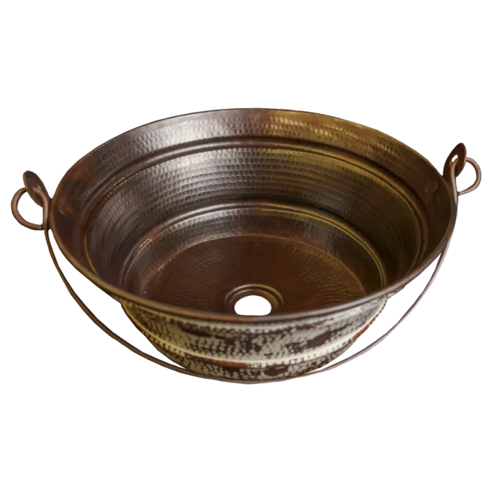 Round Vessel Bucket Sink