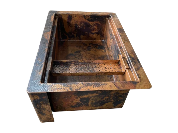 Copper Sponge Rack — Hand-Hammered - Image 2
